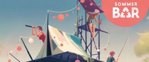 Sommerbar, mit unserem Kassen-Team Sommerbar, mit unserem Kassen-Team