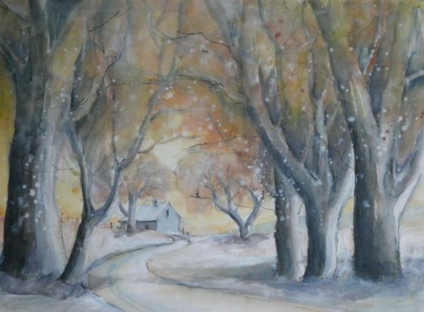 Piazza Kunst – Winterlandschaften von Brigitte Zingg