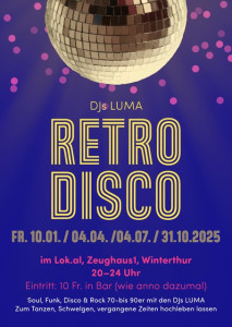 Retro Disco im Lok.al!