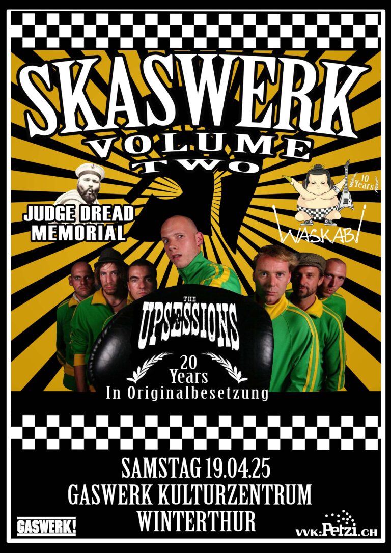 Skaswerk Vol. 2: The Upsessions (NL) // The Judge Dread Memorial (NL) // Waskabi (CH)