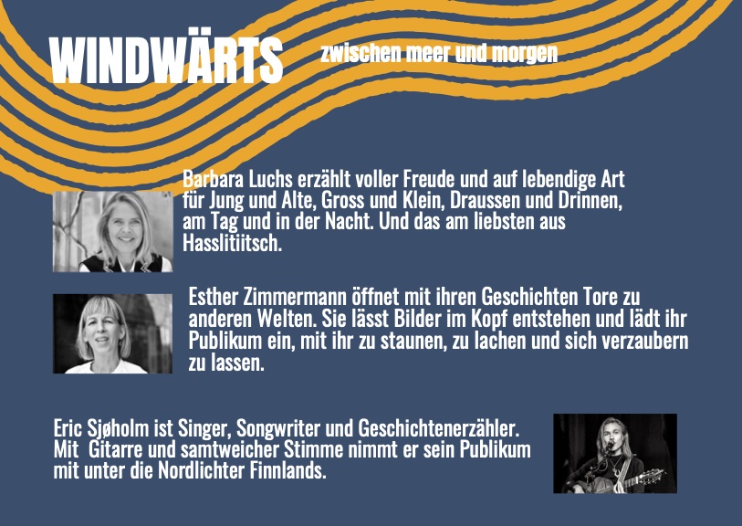 WINDWÄRTS zwischen meer und morgen.
