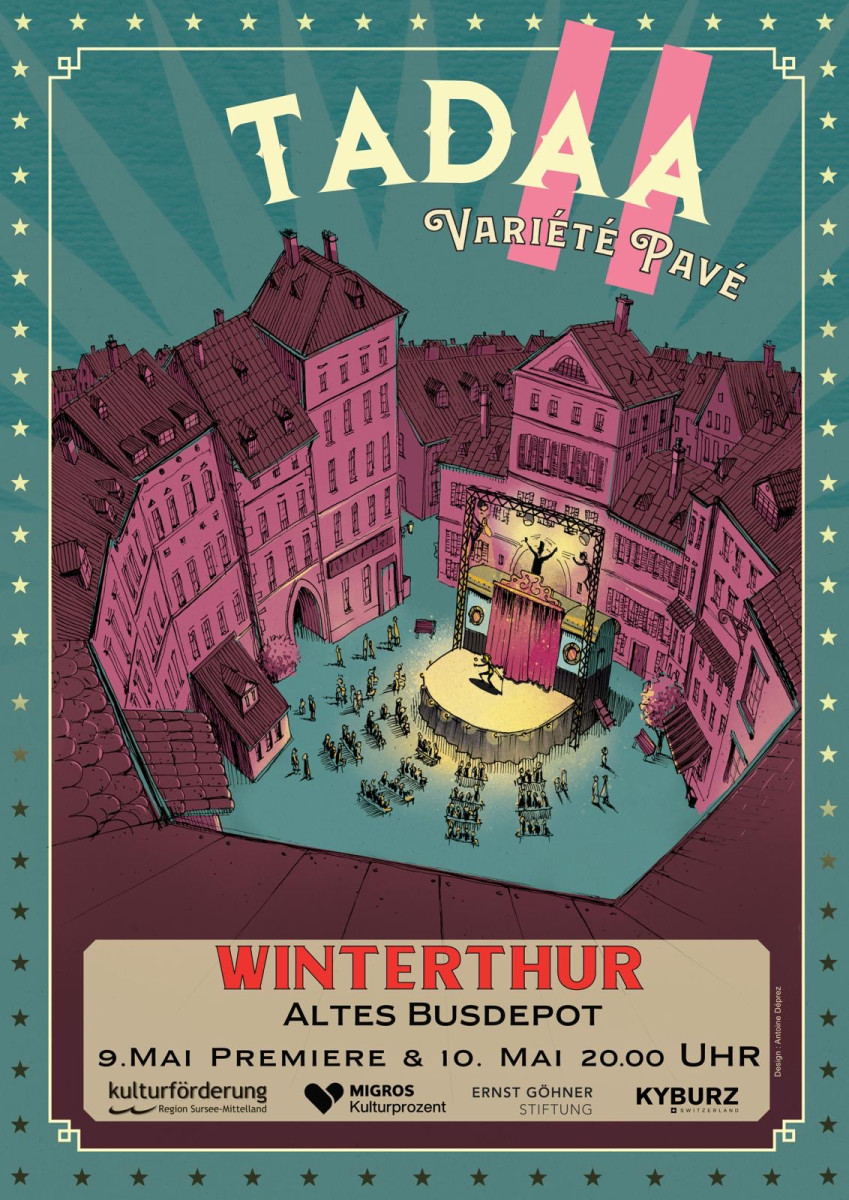 Das Variété Pavé kommt mit « Tadaa II » in Winterthur !