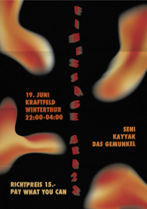 Finissage Arb22, Kayyak, Das Gemunkel, Seni