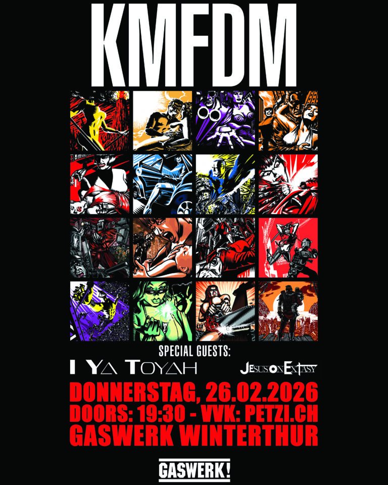 Kmfdm (DE) // I Ya Toyah (US) // Jesus On Extasy (DE)