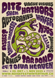 Noise Fest Vol III: Suck (DE) // Autobahns (Ch/de) // Darius (CH) // Vague Visions (CH)