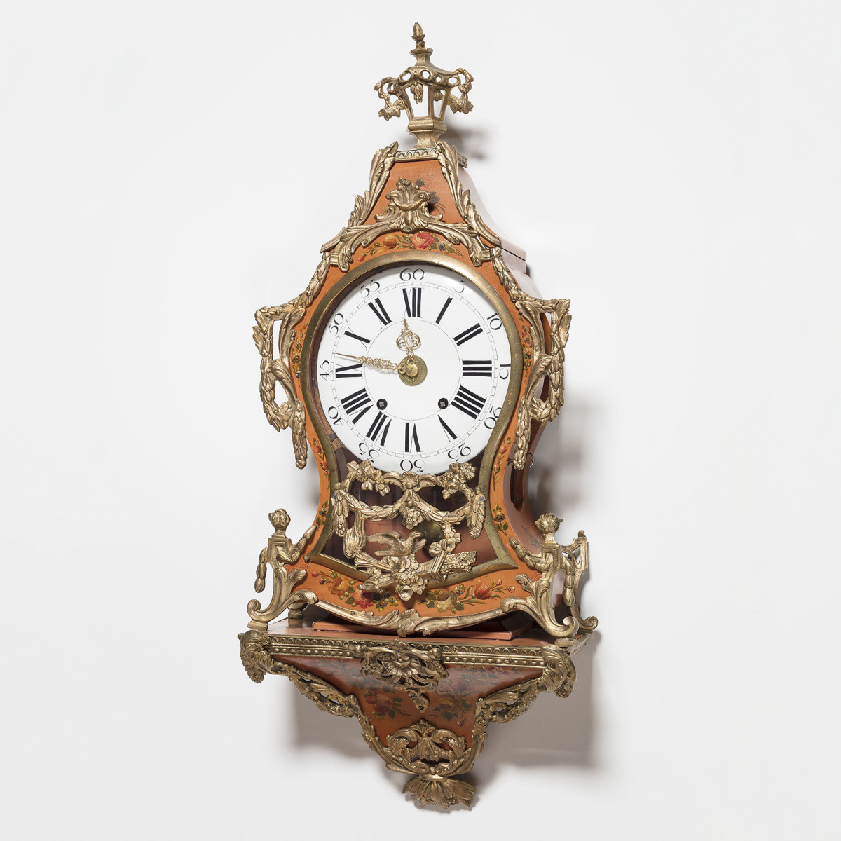 Neuenburger Pendule, La Chaux-de-Fonds, um 1780, sign. Les Frères du Commun di Vérron à La Chaux De Fonds. Geschenk aus Privatbesitz, 1997. Foto: Michael Lio