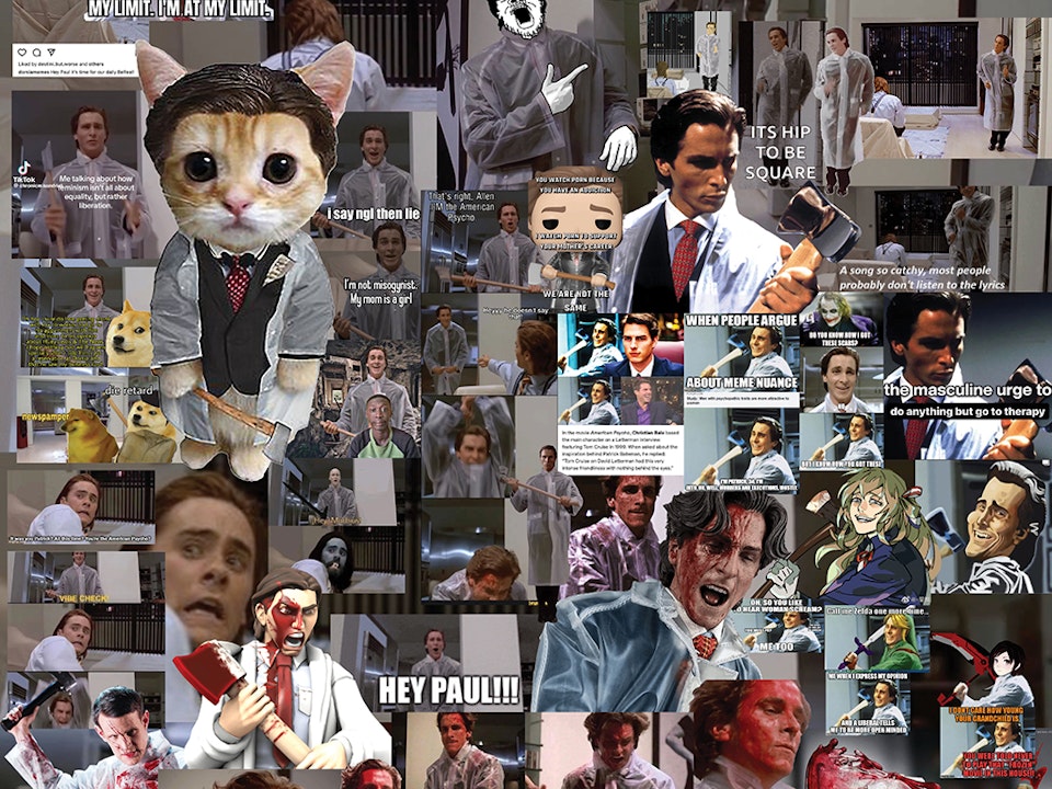 Sara Bezovšek, aus A Life of Its Own: American Psycho (2000), 2024, 2023 – © Sara Bezovšek