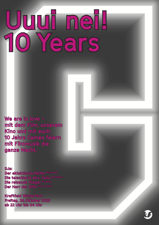 10 Years – Kino Cameo, Dj Der eklektische Reiter, Dj Die talentierte Mrs. Felix, Dj Reisende Flieger, Dj Der Herr der Rille