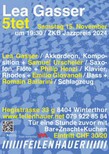 Lea Gasser 5tet Lea Gasser 5tet