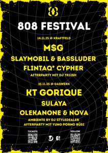 808 Festival, M$g, Slaymobil & Bassluder, Flintaq* Cypher, Dj Tr11sh 808 Festival, M$g, Slaymobil & Bassluder, Flintaq* Cypher, Dj Tr11sh