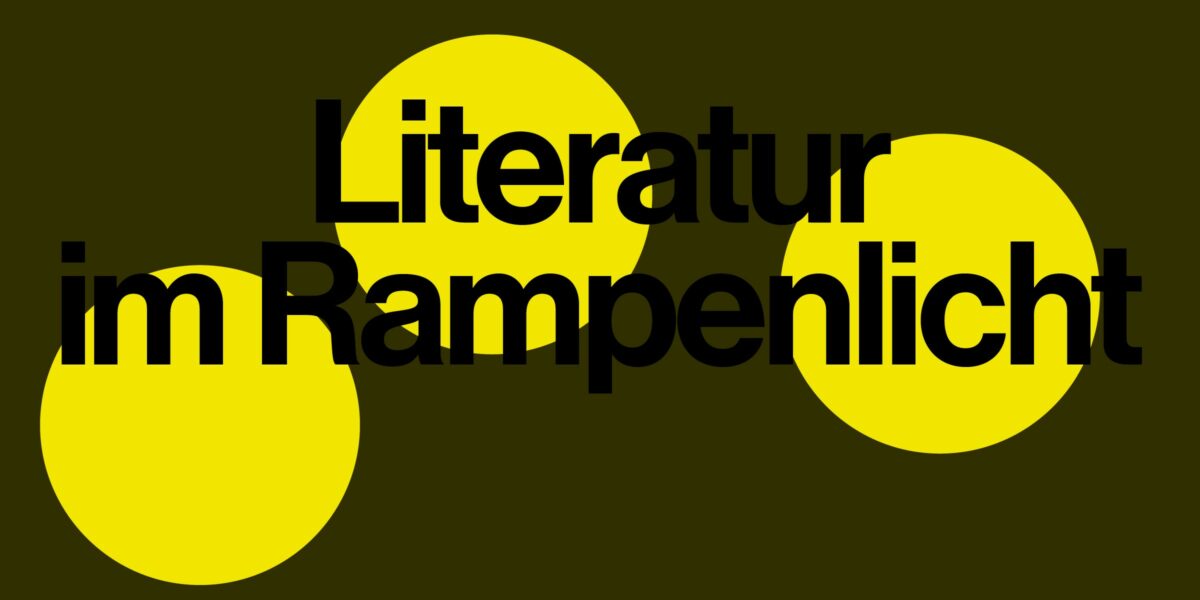 Literatur im Rampenlicht – Nicola Steiner, Literaturhaus Zürich, begrüsst Caroline Wahl Literatur im Rampenlicht – Nicola Steiner, Literaturhaus Zürich, begrüsst Caroline Wahl