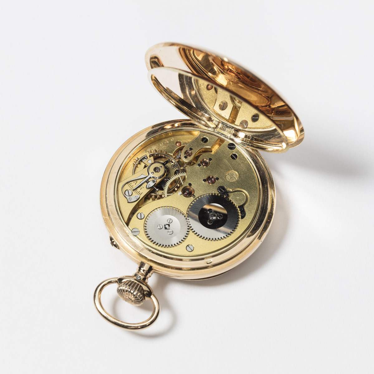 Gold-Taschenuhr, Schaffhausen, um 1913, sign.: International Watch C°. Geschenk aus Privatbesitz, 2019. Foto: Michael Lio Gold-Taschenuhr, Schaffhausen, um 1913, sign.: International Watch C°. Geschenk aus Privatbesitz, 2019. Foto: Michael Lio