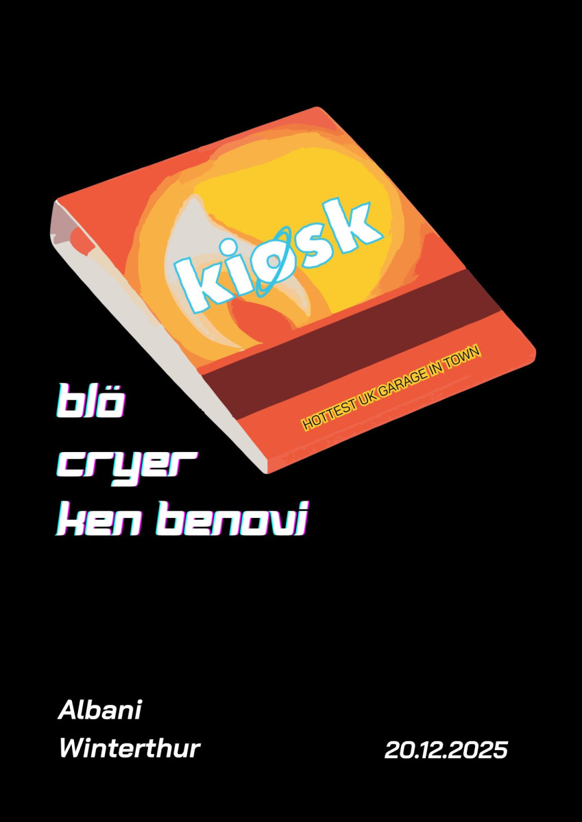 Kiosk: Ken Benovi, Cryer, Blö Kiosk: Ken Benovi, Cryer, Blö