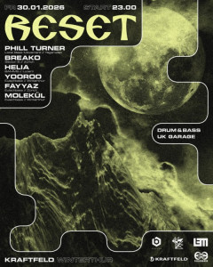 Reset Vol. 25, Phill Turner, Breako, Helia, Yooroo, Fayyaz, Molekül Reset Vol. 25, Phill Turner, Breako, Helia, Yooroo, Fayyaz, Molekül
