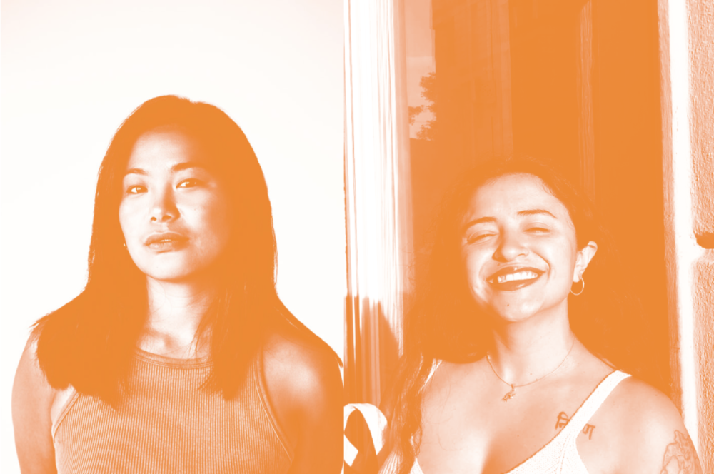 Migmar Dolma und Erika Do Nascimento