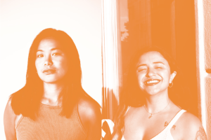 Migmar Dolma und Erika Do Nascimento