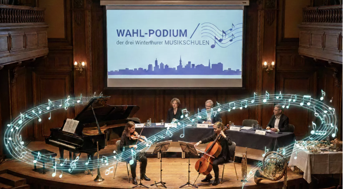 Wahlpodium der Musikschulen