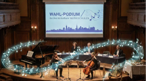 Wahlpodium der Musikschulen