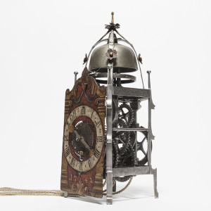 Eiserne Konsolenuhr, Winterthur, 1611, sign.: 16 A*L 11 (Andreas Liechti). Dauerleihgabe Gönnerverein Uhrenmuseum Winterthur. Foto: Michael Lio