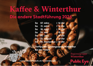 Kaffee & Winterthur - Die andere Stadtführung 2026 Kaffee & Winterthur - Die andere Stadtführung 2026