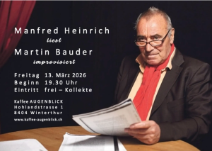 Lesung Manfred Heinrich Lesung Manfred Heinrich