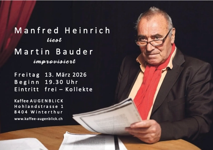 Lesung Manfred Heinrich