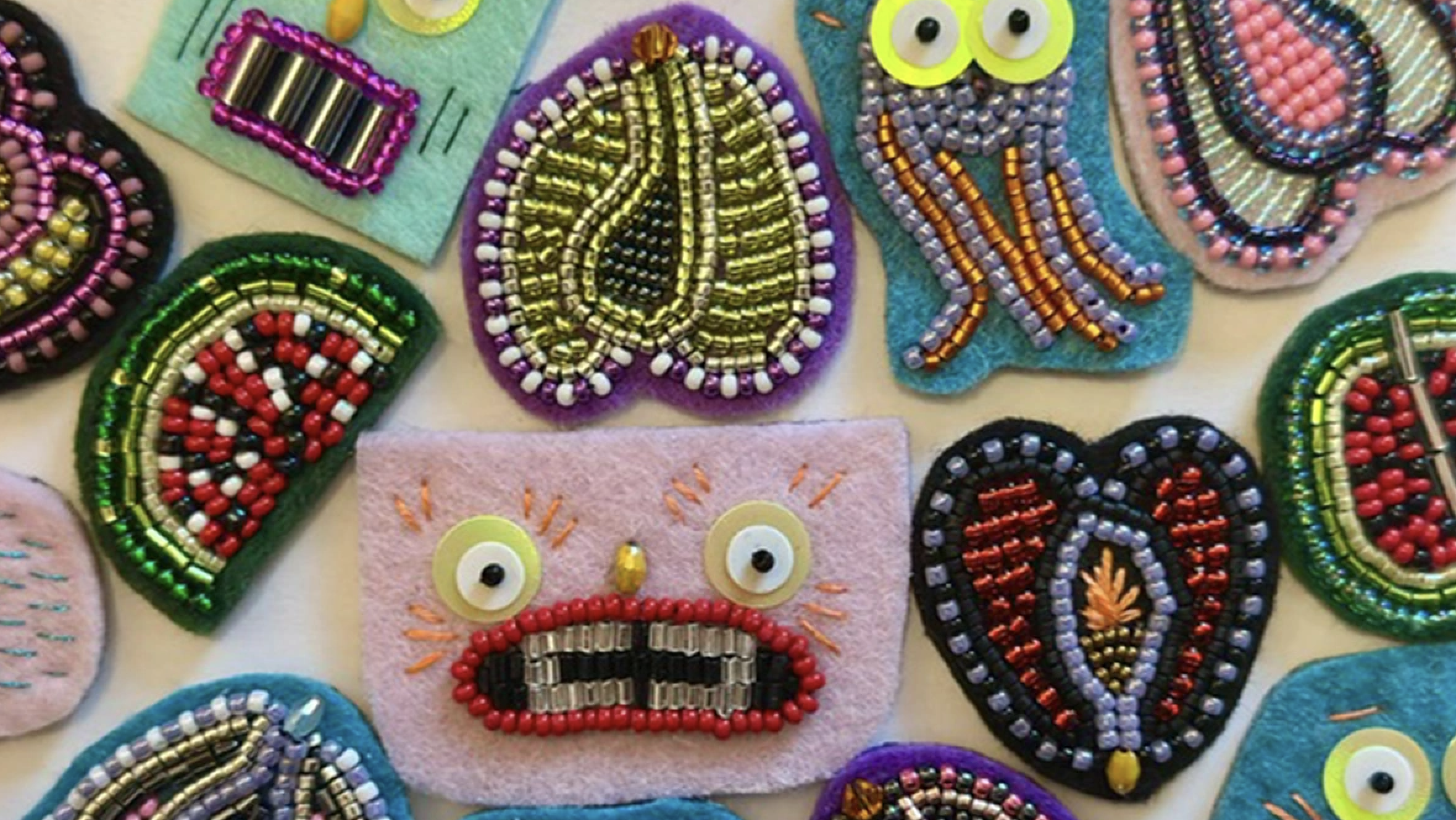 Eine individuelle Perlengrosche sticken